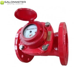 Woltman meter with copper can register